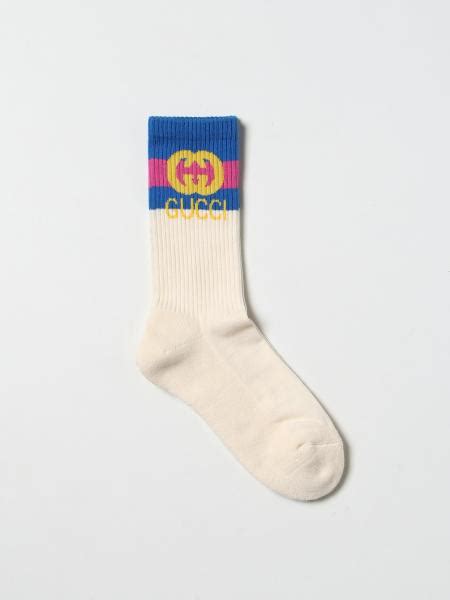 cream gucci socks